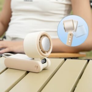 HVJ-F02 Foldable High-Speed Cooling Handheld Fan | 13000RPM Brushless Motor