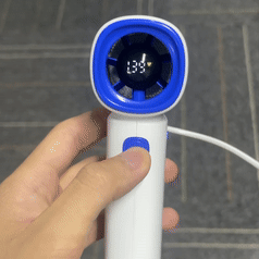 HVJ-F03 High-Speed Turbo Handheld Fan | 17000RPM Motor & Safety Switch 5 HVJ-F03 High-Speed Turbo Handheld Fan | 17000RPM Motor & Safety Switch