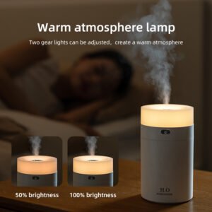 Wholesale Minimalist USB Desktop Humidifier with Night Light | HVJ-H03