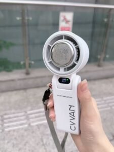 Wholesale 100-Speed Foldable ICE Cooling Handheld Fan | HVJ-F02