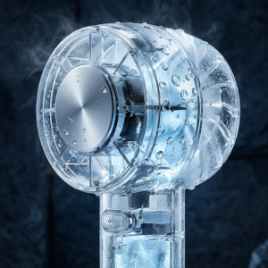 Wholesale Semiconductor Cooling Handheld Fan HVJ-F01 | Transparent Design