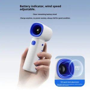 Wholesale 17000RPM High-Speed Mini Handheld Fan with LED Display | HVJ-F03