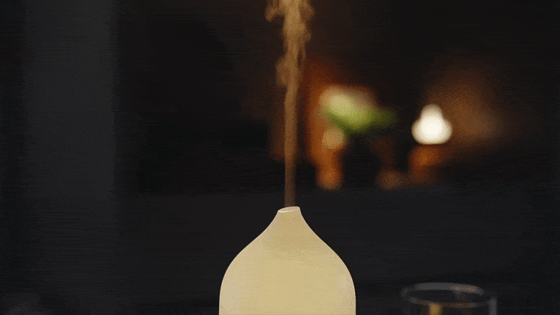 hvj a18 jade vase aroma diffuser | 120ml ultrasonic essential oil humidifier