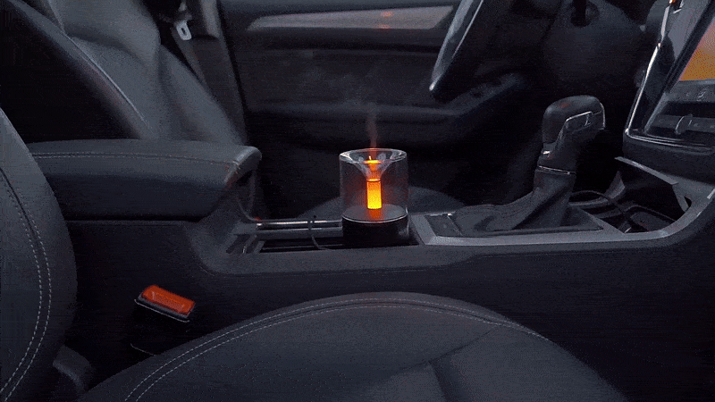 hvj a05 car aroma diffuser & humidifier | ultrasonic mist technology