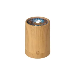 hvj a08 wood grain aroma diffuser | 400ml ultrasonic vase humidifier