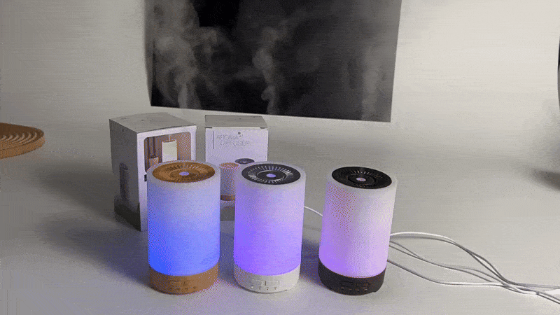 hvj a10 wood grain aroma diffuser | 150ml ultrasonic humidifier