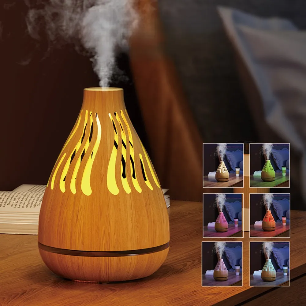 hvj a16 ambient light aroma diffuser | 300ml full body glow humidifier