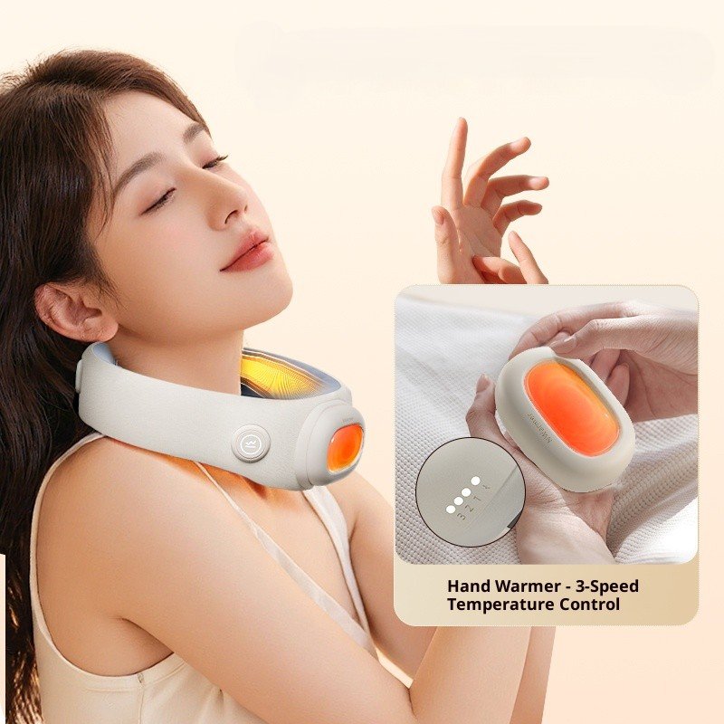 HVJ-NP01 | Wholesale 2-in-1 Graphene Heated Neck Pillow with Detachable 5000mAh Hand Warmer 2 HVJ-NP01 | Wholesale 2-in-1 Graphene Heated Neck Pillow with Detachable 5000mAh Hand Warmer - Image 2