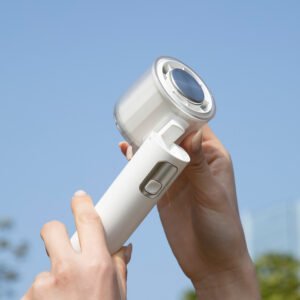 HVJ-F05 Foldable Ice Cooling Handheld Fan | 100-Speed Stepless Control & LED Display 6 HVJ-F05 Foldable Ice Cooling Handheld Fan | 100-Speed Stepless Control & LED Display