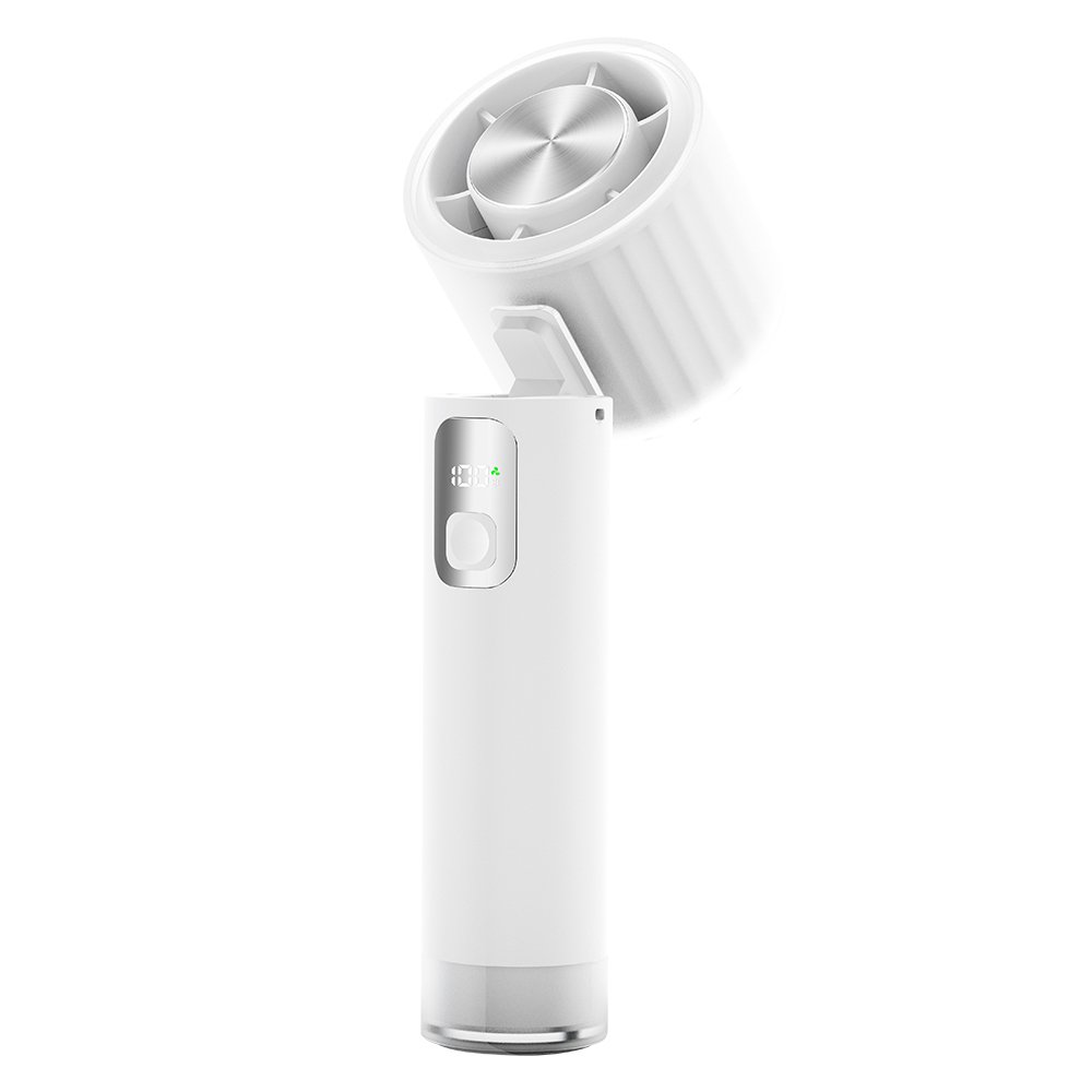 HVJ-F05 Foldable Ice Cooling Handheld Fan | 100-Speed Stepless Control & LED Display 1 HVJ-F05 Foldable Ice Cooling Handheld Fan | 100-Speed Stepless Control & LED Display