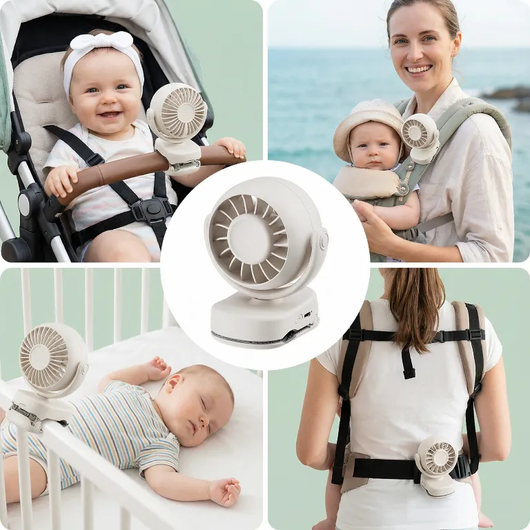 2026 Portable Fan Trends: How High-Speed, Clip-on, and Multi-functional Designs are Redefining Personal Cooling 2 honvenja hvj f16 mini clip on fan for stroller desk