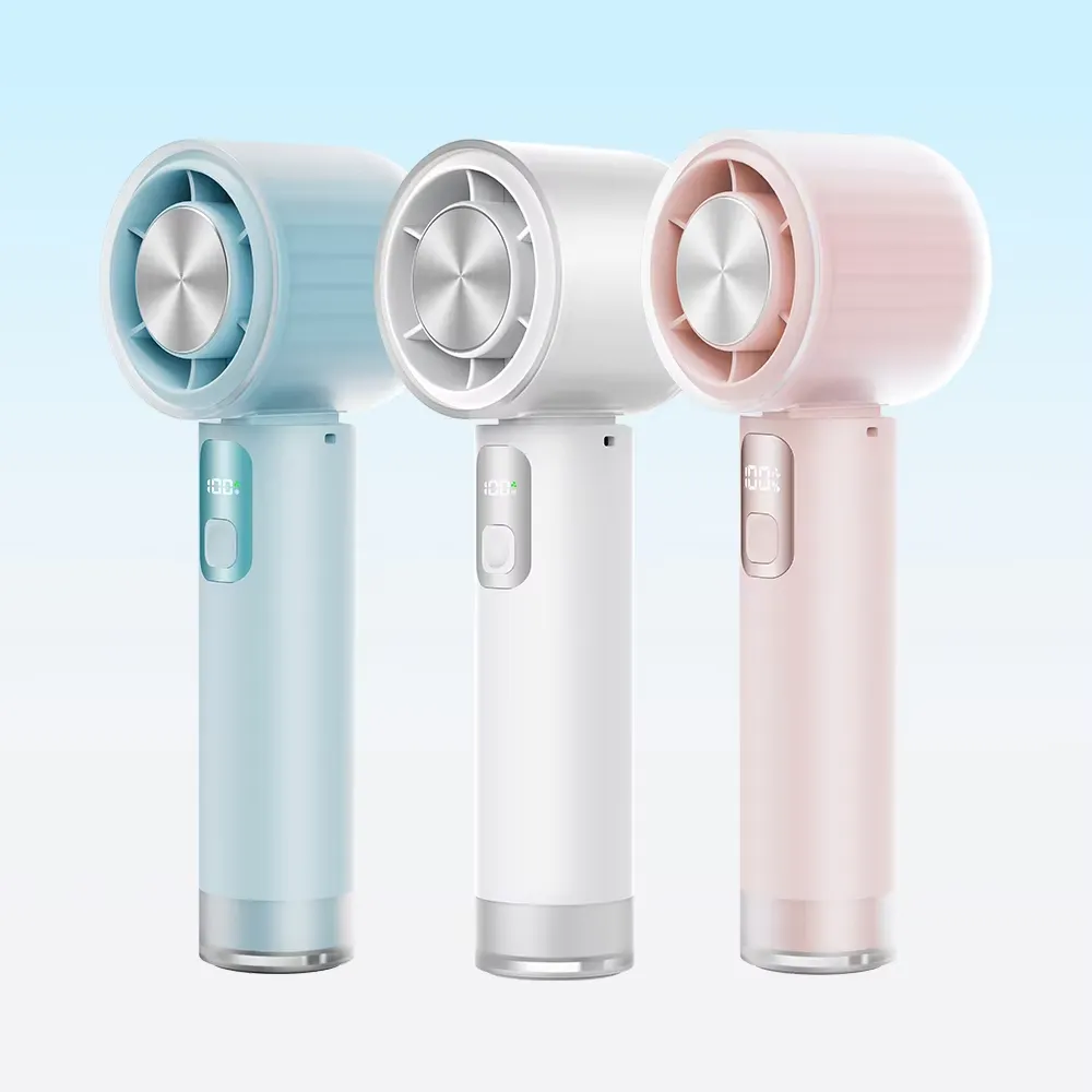 hvj f05 ice cooling handheld fan