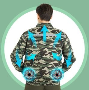 Wholesale Industrial Air-Conditioning Clothing Fan Kit with 20000mAh Power Bank | 22V High Voltage Cooling System HVJ-T50