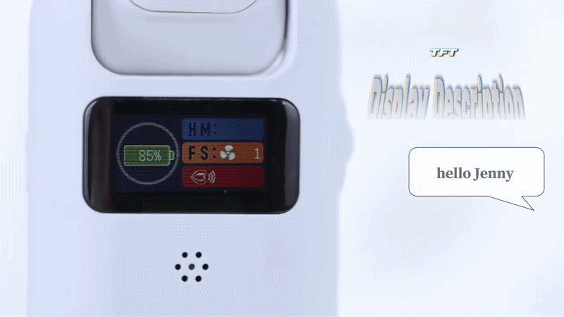 Wholesale AI Voice Controlled Semiconductor Cooling Fan with Mist | HVJ-F61