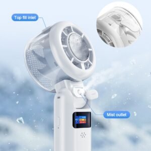Wholesale AI Voice Controlled Semiconductor Cooling Fan with Mist | HVJ-F61