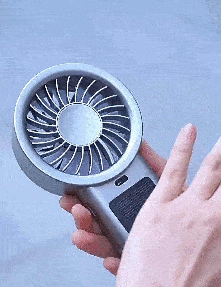 Wholesale Solar Powered Portable Cooling Fan | 5000mAh HVJ-F09