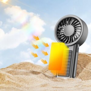 Wholesale Solar Powered Portable Cooling Fan | 5000mAh HVJ-F09
